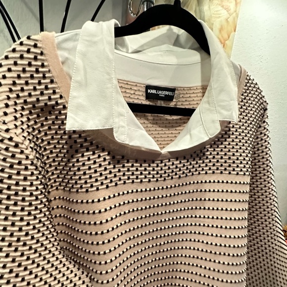 Karl Lagerfeld Paris Collared/layered tops L - Picture 7 of 12